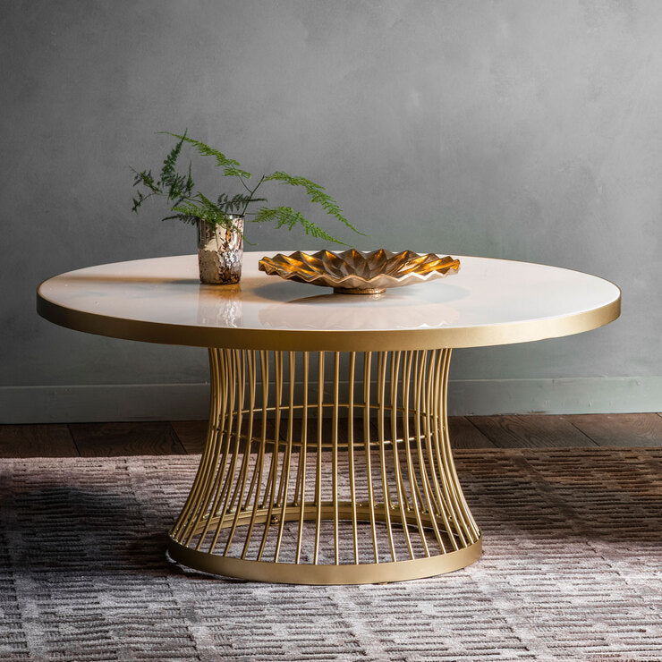 Gallery Chester Marble Top Coffee Table